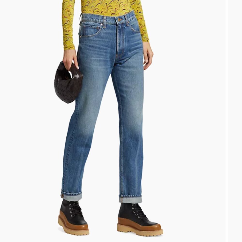 Ulla Johnson Daphne Slim-Straight Jeans Medium Wash